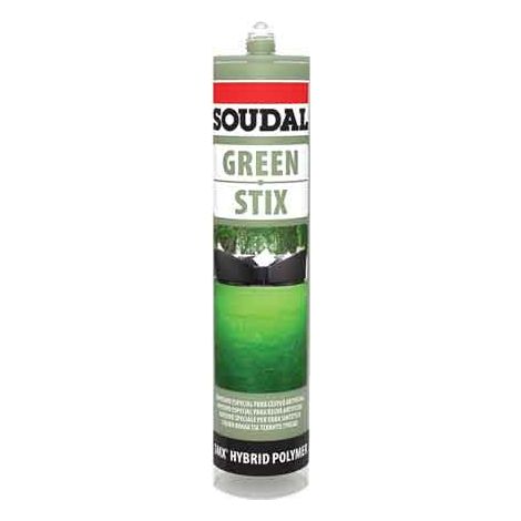 ADESIVO SIGILLANTE 'GREEN STIX' SOUDAL 290 ml - Verde