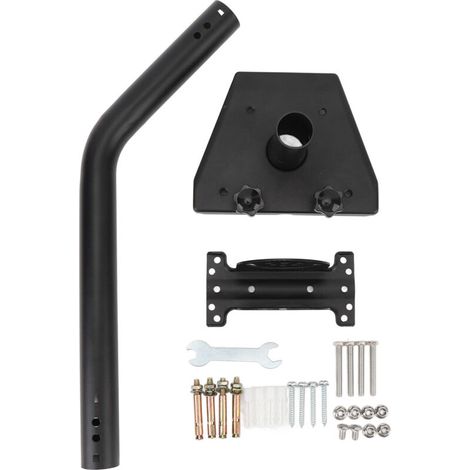 Adjustable mounting kit for Gen 3 Satellite Receiver Pipe Adapter, stainless steel wall brackets for roof. (1/5)