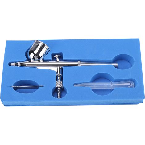 Kit compresseur aérographe à double action pour tatouage et nail art (prise UE 110-240V) (1/5)