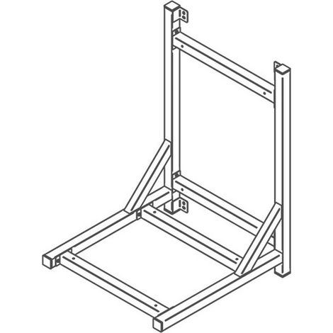 Étagère murale pour four mixtes AIB0052 620x930x700 mm - VIRTUS