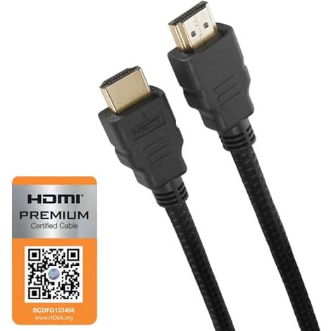 FELPE One For All Premium CC5015 - Cable HDMI de alta velocidad con Ethernet (1,5 m)