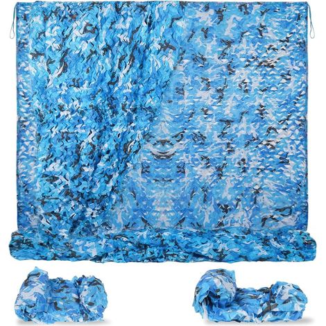 Filet de Camouflage Militaire, 5 x 5 M, Filet de Camouflage pour la Chasse, Le Camping, Les Forêts, Les Jardins et Autres Scènes, Filet de Camouflage (1/5)