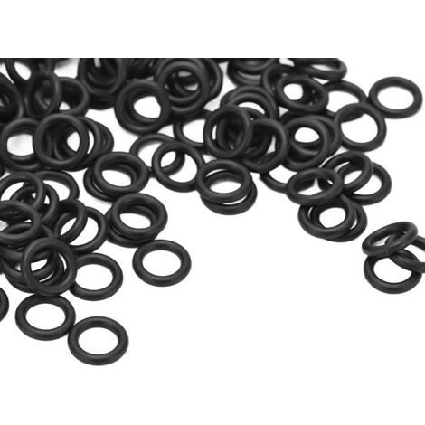 Joint Torique - Caoutchouc Noir - Diamètre 10 mm - Pour Pêche - 200 Pièces (1/5)