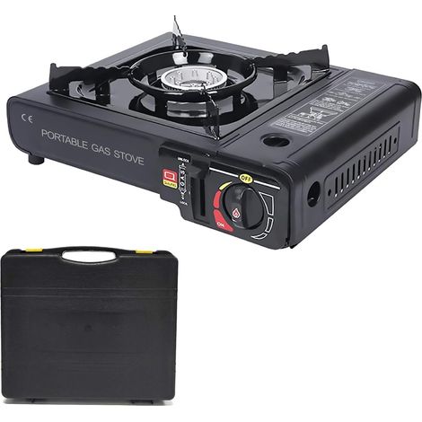 Réchaud de camping Réchaud à gaz portable Set avec mallette de transport (1/5)