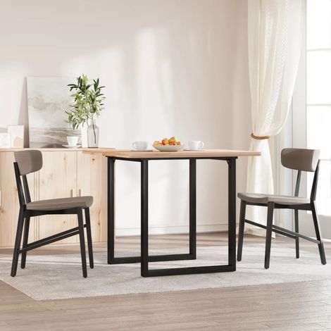 Patas de mesa de comedor estructura O acero 70x70x73 cm (1/5)