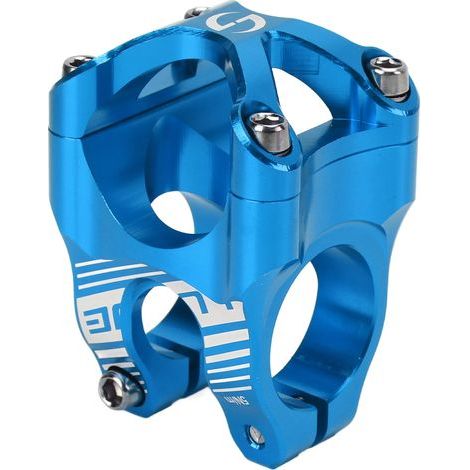 Potence de Vélo en Alliage d'Aluminium 35mm, Léger et Résistant pour VTT et Vélo de Route, Design CNC - Bleu (1/5)