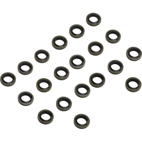 20 rondelles d'étanchéité pour boulon banjo de carburant 8 mm 3918188 de remplacement pour Dodge Ram 2500 3500 pour Cummins (1/5)
