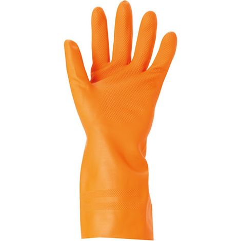 Schwerlast-Handschuh. Adhärise Rauten. Wildleder. Chlor. Verpackt Parpaire. Größe 10,5-11