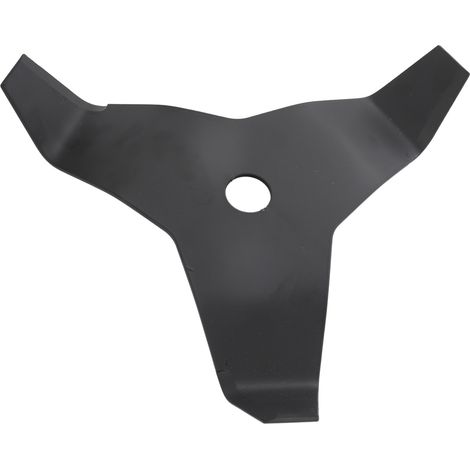 Lames de débroussailleuse noires à 3 dents en acier au carbone, lames de débroussailleuse robustes pour la taille des arbustes, pelouses et jardins. (1/5)