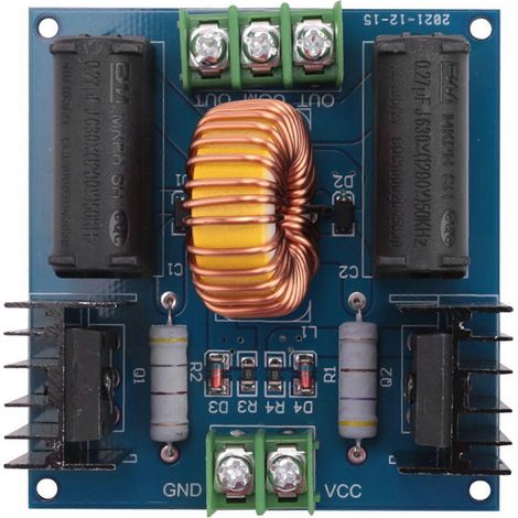 Carte d'alimentation pour générateur Marx à bobine Tesla ZVS 12V-30V CC 1000W (1/5)