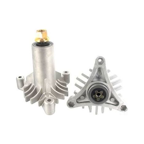 Palier de lame tondeuse 36/38/42" – Éjection latérale – Compatible autoportées – Hauteur 180mm – Trou central étoile 5 pointes (1/2)