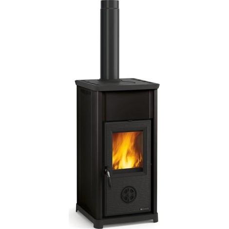La Nordica – Poêle à bois 7 kW – Volume de chauffe 201 m³ – Longueur bûche 25 cm – Classe énergétique A+ – Rendement 88.5 % (1/3)