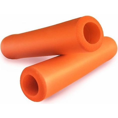 Poignées de guidon ergonomiques antidérapantes pour vélo - Accessoires légers en caoutchouc pour VTT et vélos de route (1 paire) (1/4)