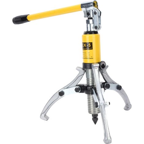 Extracteur Hydraulique 5 Tonnes 3 Mâchoires pour Roulements et Poulies - Kit de Dépose (1/5)
