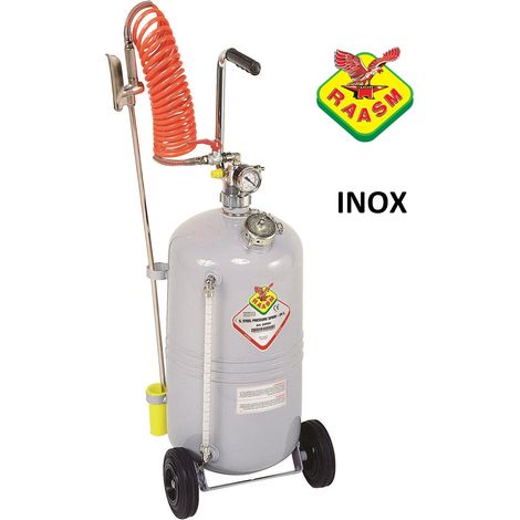 RAASM 23024 INOX 304 NEBULIZZATORE CARRELLATO 24 LT COMPLETO DI LANCIA VERNICIAT (1/2)