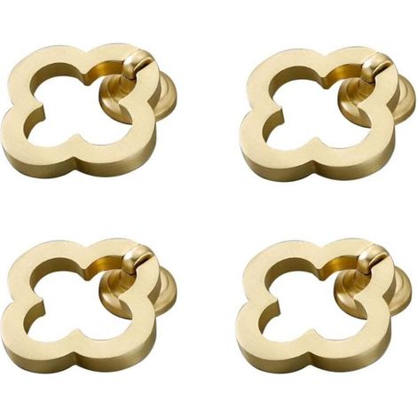 10Pcs Solid Zinc Alloy Kitchen Cabinet Handles Single Hole Bedside Table Drawer Pulls Furniture Handle