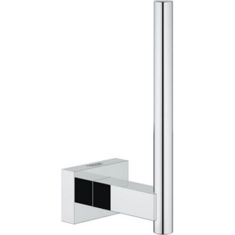 PORTA ROTOLO CARTA ESSENTIALS CUBE Cromo