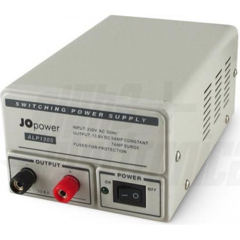 Alpha elettronica alimentatore rete da laboratorio 13.8v 5a alp1305 (1/2)