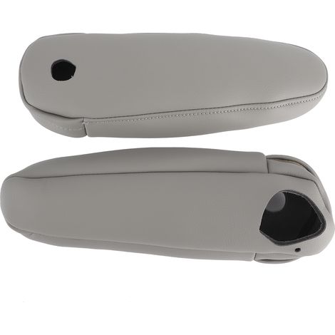 GARRYFIZH Ensemble de housses d'accoudoir de siège auto en cuir synthétique, 2 pièces, pour Lexus RX 300 330 350 2003-2009, gris