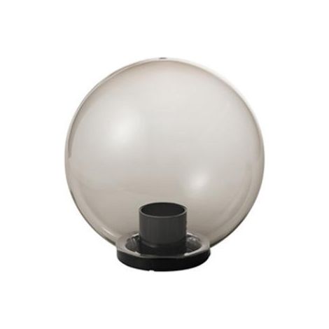 Diffusore a sfera per lampione lampioncino giardino mareco sfera acrilico base normale, diametro 300 mm, colore fumÈ, mao 1080301f (1/2)