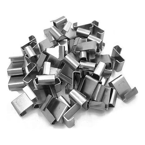 Choyclit – Clips de fixation en acier inoxydable pour verre de serre – Lot de 25 pièces – Design en S pour installation facile – Outil de remplacement durable - 25pcs (1/5)