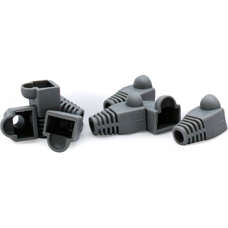 VulTech SN21424 Gommini, RJ45, Copri Plug, 50 pezzi, Grigio (1/2)