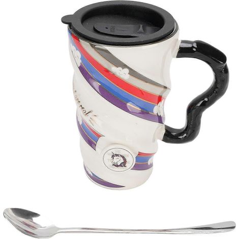 Großer Keramik-Kaffeebecher (520 ml) mit Deckel – innovativ und einzigartig für Zuhause und unterwegs