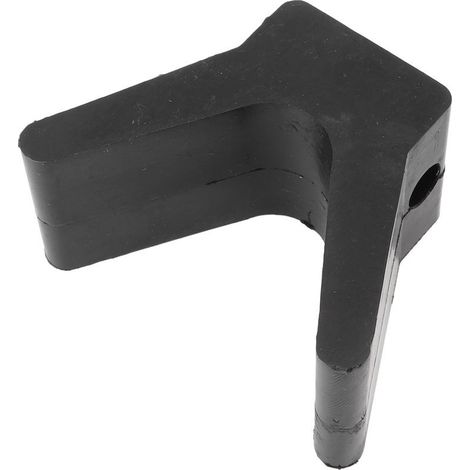 1 Butée d'étrave en V, caoutchouc 5 cm, fixation stable, accessoire remorque bateau (1/5)