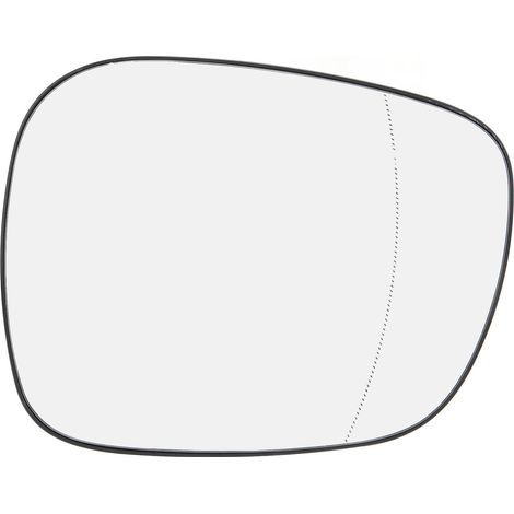Vitre de rétroviseur chauffante anti-rayures résistante aux intempéries rétroviseur avec plaque de support pour X3 F25 2010 à 2014 droit : 51162991660 (1/5)