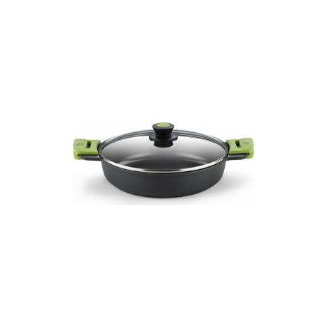 Niedriger Kochtopf mit Deckel aus Aluminiumguss 32cm vor 400532 BH (1/3)