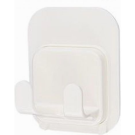 TRADE SHOP - Gancio Doppio Adesivo A Parete Multiuso Per Bagno Casa Cucina Trasparente 87361 -