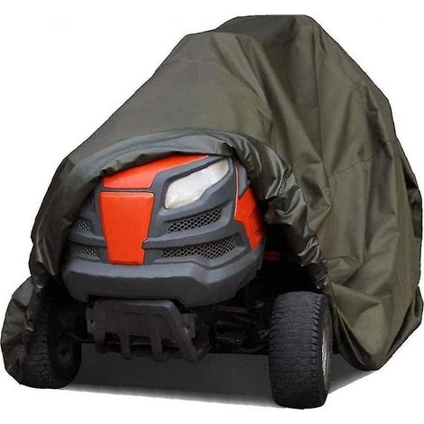 Housse pour tondeuse autoportée, housse de tracteur robuste, imperméable et résistante aux UV, housse imperméable pour tracteur de jardin autoporté (1 pièce) (1/4)