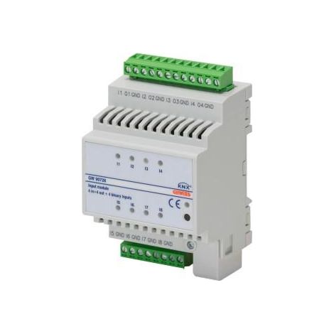 MODULE 4IN+4OUT UNIV.+4IN BIN. KNX DIN GEWISS GW90728