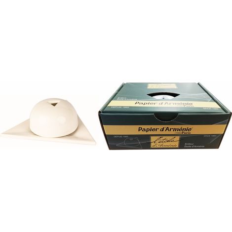 Papier dArménie Brûleur lÉtoile blanc céramique 14,5 cm