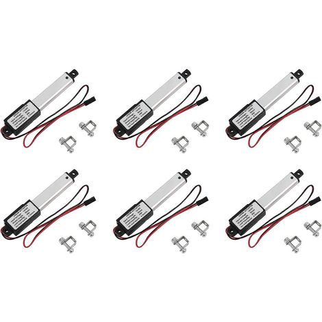 Linearantrieb Micro 6X, 50,8 mm Hub, 90 N Kraft, 9,5 mm/s Geschwindigkeit, 12-V-Elektromotor (1/5)
