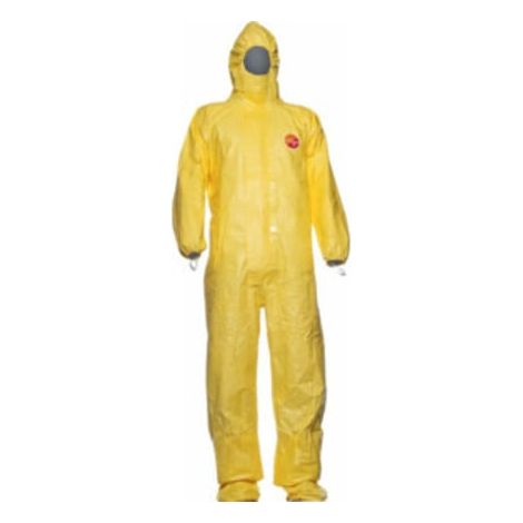 Dupont Schutzoverall Typ 3/4/5/6 Tychem 2000 C, gelb, Unisex-Größe: 2XL (1/5)