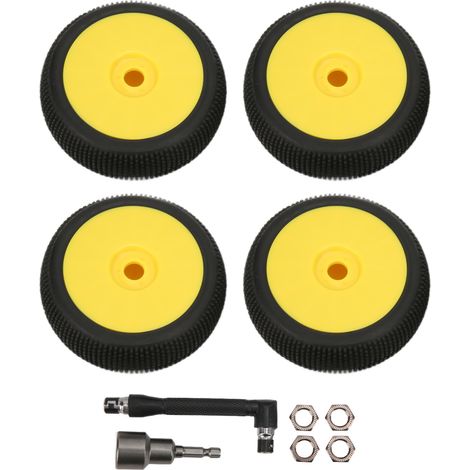 RC-Vorder-/Hinterreifen und Felgen mit 17-mm-Befestigung für Ersatzteile von Geländefahrzeugen im Maßstab 1:8 (1/5)