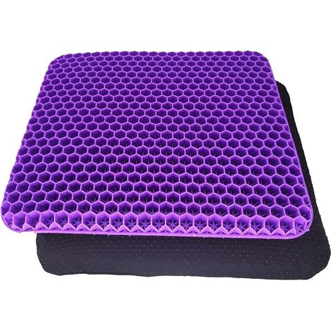 Coccyx de Siège Orthopédique Coussin Gel Coussin Ergonomique pour Bureau Voiture Fauteuil Roulant (1/5)