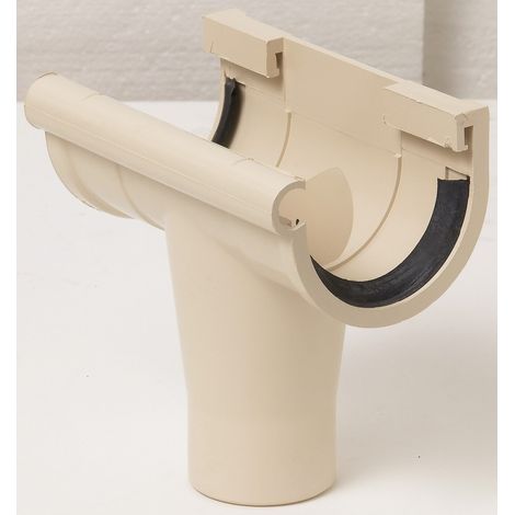 Mittelablauf mit GIRPI Sand PVC-Verbindung, Dev. 16 cm GIRPI