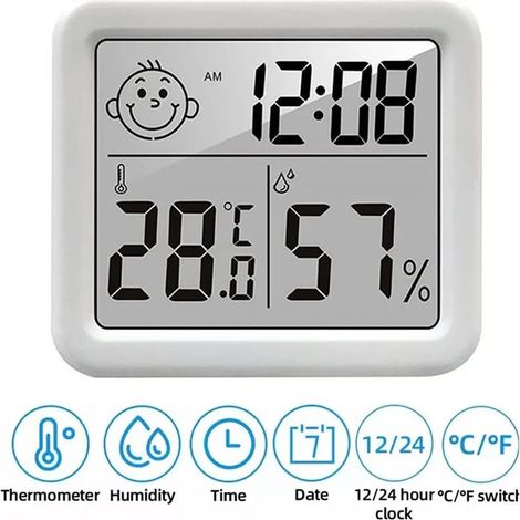 Thermomètre-hygromètre numérique, station météo (1/4)