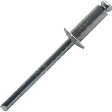 rivetti standard testa piatta alluminio/acciaio ASD Ø4,8x35mm - Confezione da 200