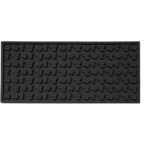 Rutschfeste Barmatte aus lebensmittelechtem Silikon, schwarz, 30 x 15 x 0,8 cm (1/5)