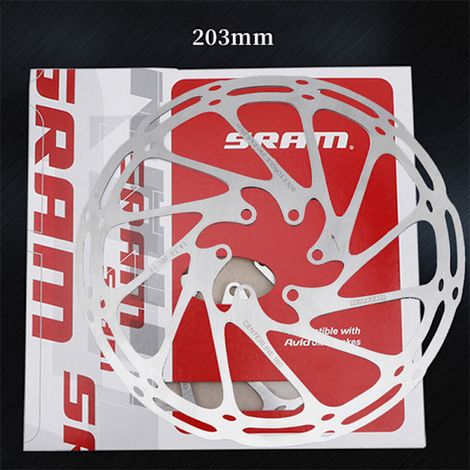 Compatible avec les disques de frein de VTT Centerline 160 mm, 180 mm et 203 mm, couleur argent 203 mm