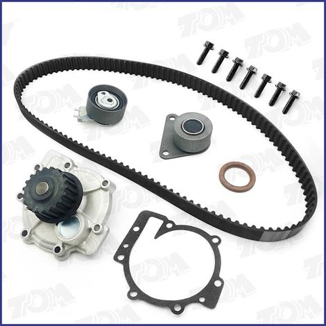Kit cinghia di distribuzione con pompa dell'acqua, modello 30751700, compatibile con Volvo C70, S40, S60, S80, V70, XC70 e XC90.