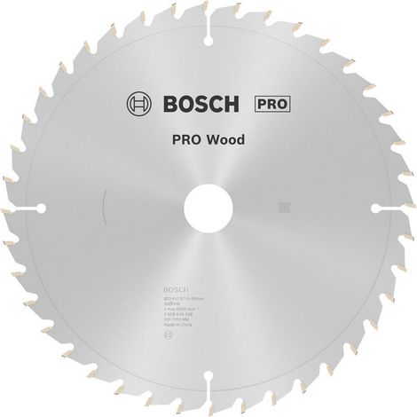 Bosch PRO Wood Circular Saw Blade 254 x 2 x 30 mm T40 2608640438
