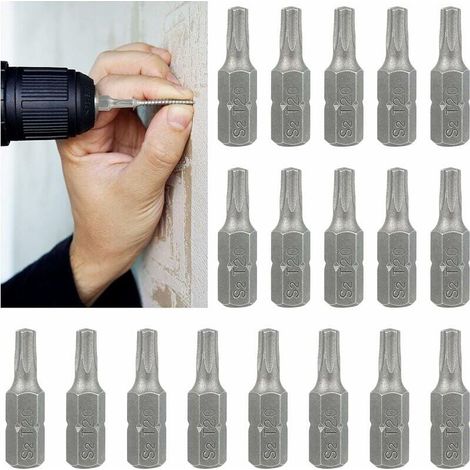 BEBUSINGOTO Embout de Tournevis Embout t20 Visseuse a Choc Set 40 Pcs Mèche Hexagonale Pour le Bricolage Domestique le Travail du Bois les Pièces Automobiles (1/5)