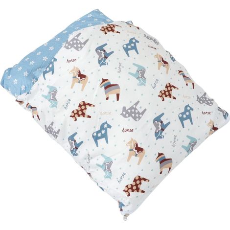 Tapis de couchage chaud et lavable pour animaux de compagnie, au motif de poney, confortable et doux, adapté aux chats et aux petits animaux. (1/5)