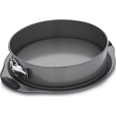 Teglia professionale per torte da 25 cm con manico e supporto Silc Bake duka (1/5)