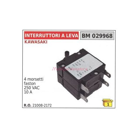 Interruttore a leva KAWASAKI 2 morsetti faston 014732 210082172