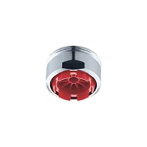 NEOSTRAHL Aeratore per clinica rosso maschio 24x100 7,5 a 9L/min.